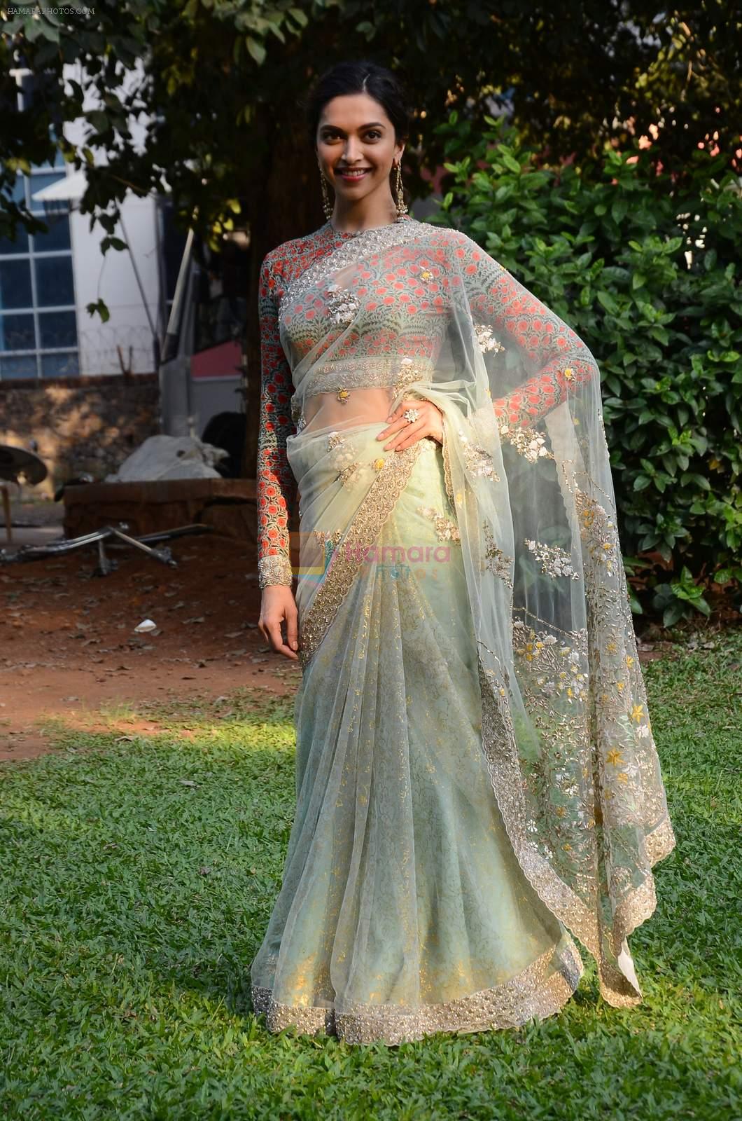 Deepika Padukone on the sets of colors show swaragini on 7th Dec 2015