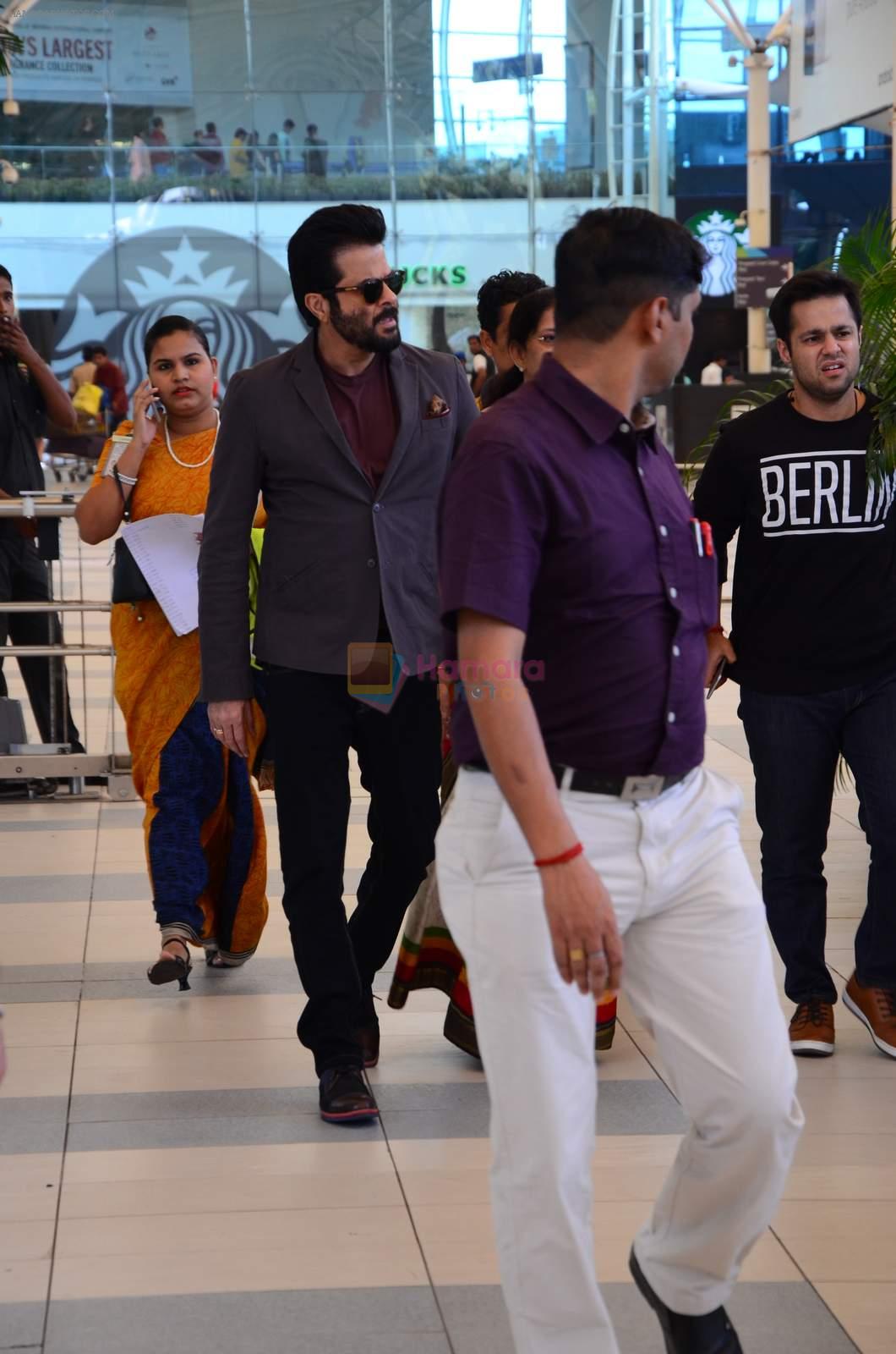 Anil Kapoor snapped at airport on 8th Dec 2015