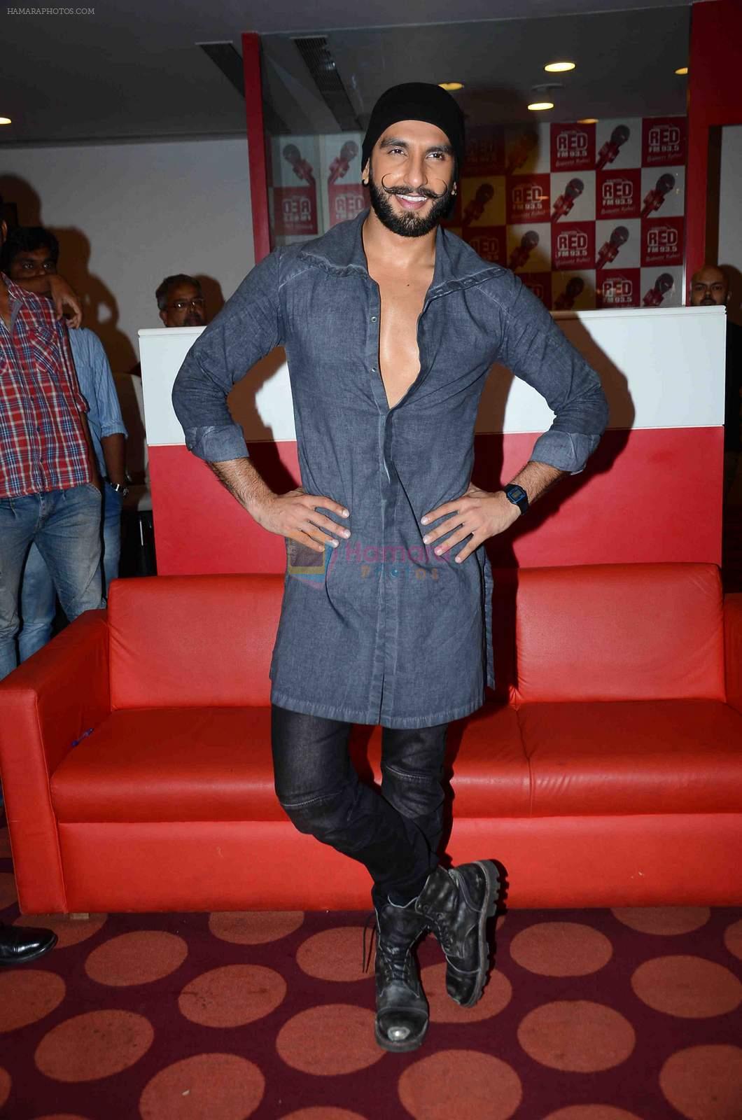 Ranveer Singh at Bajirao Mastani promotions at red fm on 9th Dec 2015