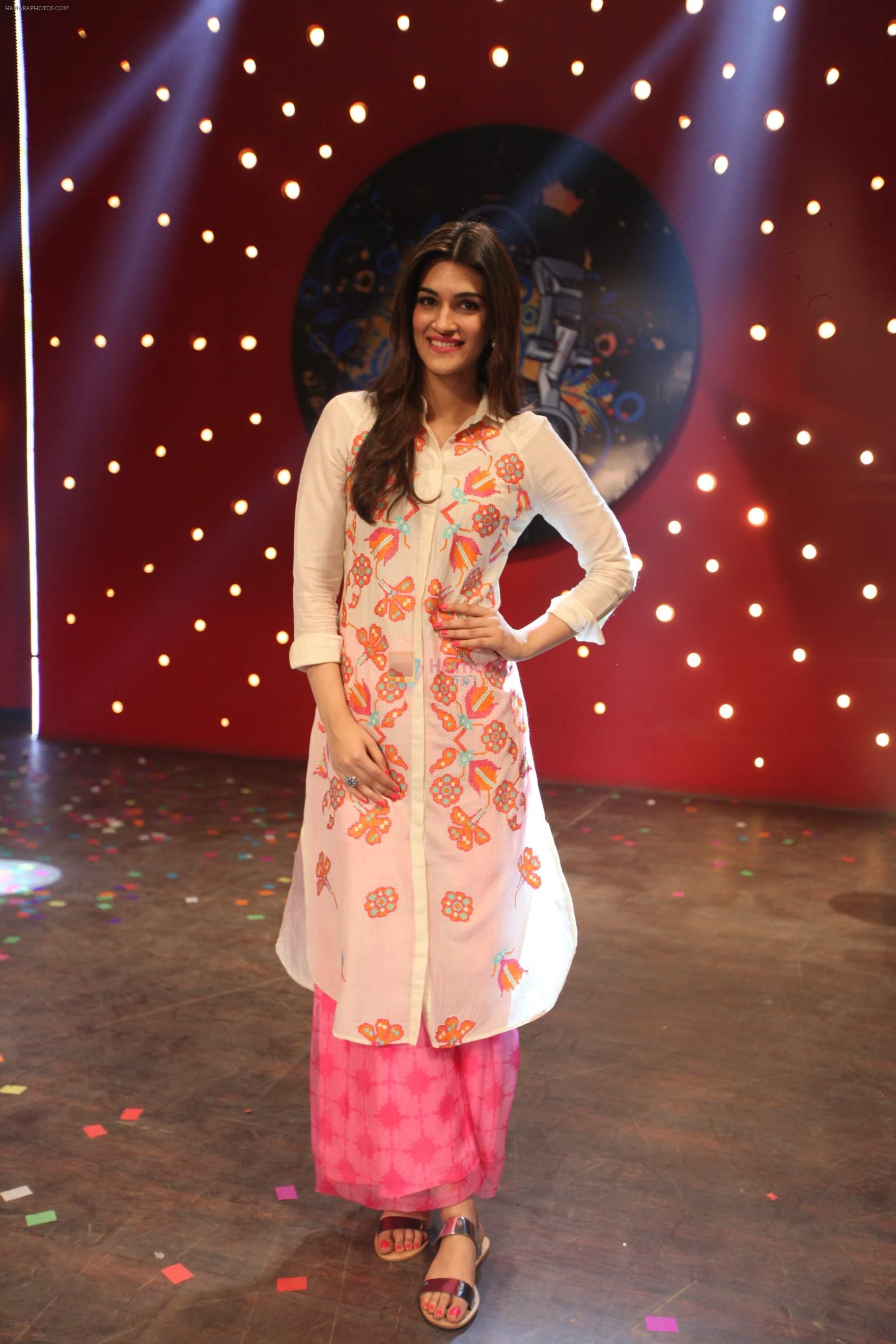 Kriti Sanon at the shoot of the special episodes of Zee TV shows