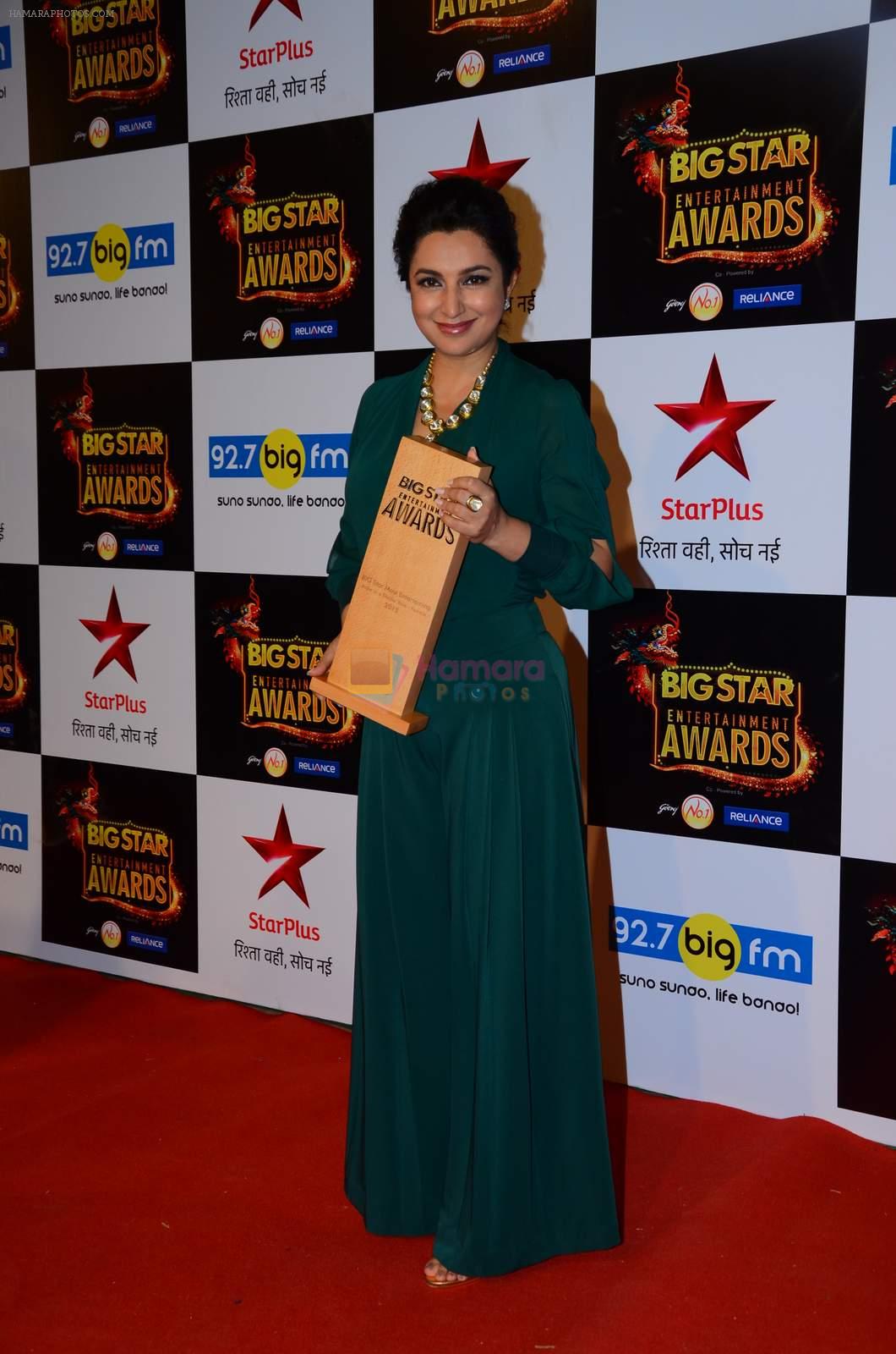 Tisca Chopra at Big Star Awards in Mumbai on 13th Dec 2015