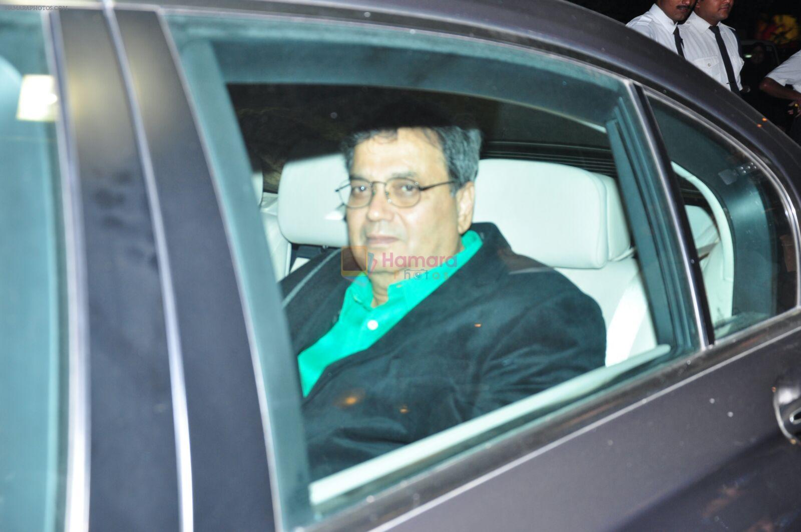 Subhash GHai at Rohit Sharma's wedding reception on 13th Dec 2015