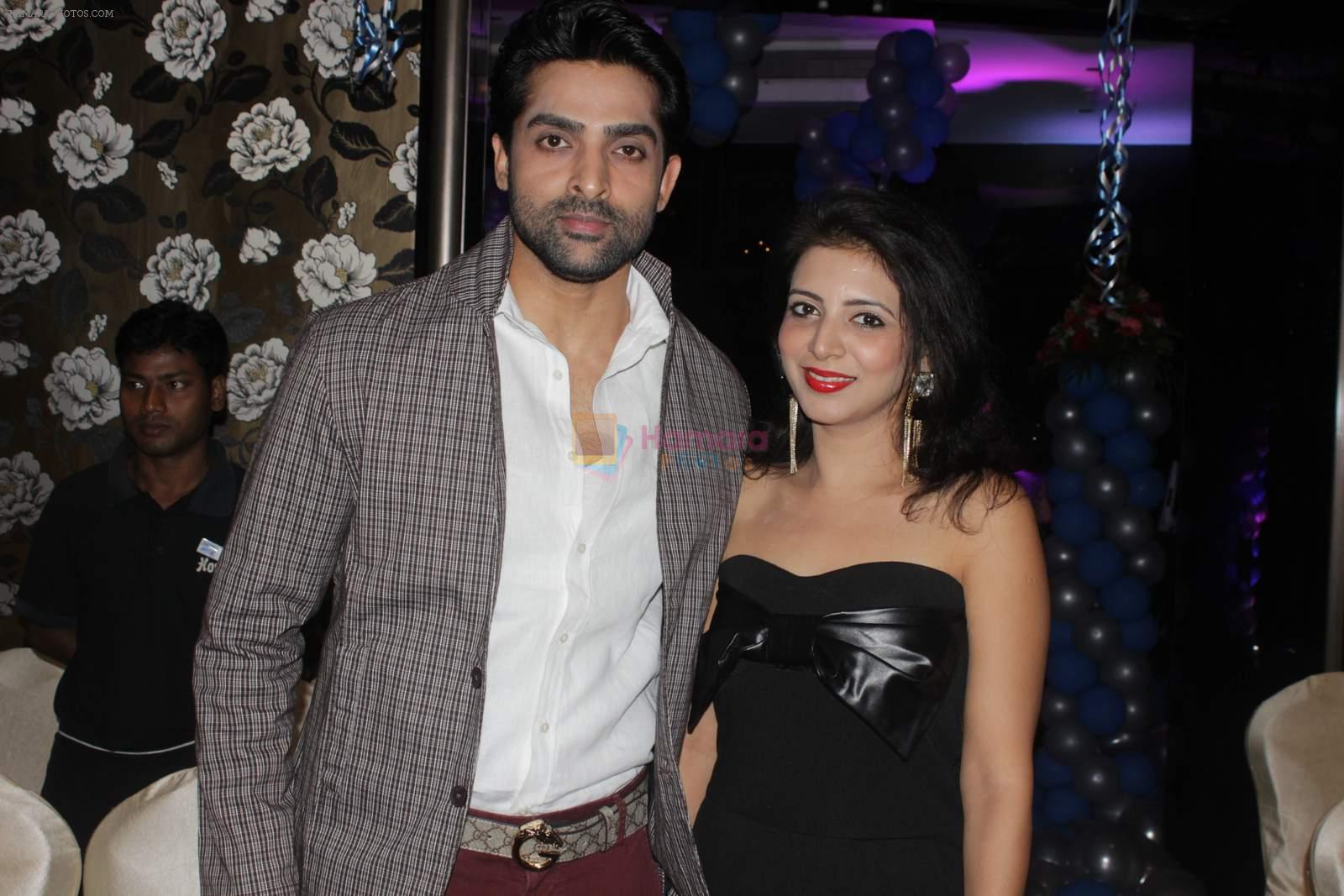 Adhvik and Neha Mahajan at Bikramjeet's bday bash for mom on 14th Dec 2015