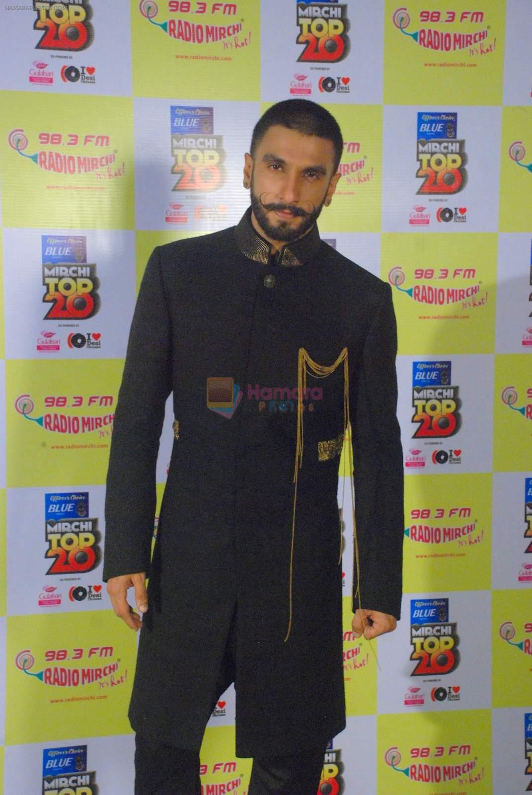 Ranveer Singh at Mirchi Top 20 on 14th Dec 2015