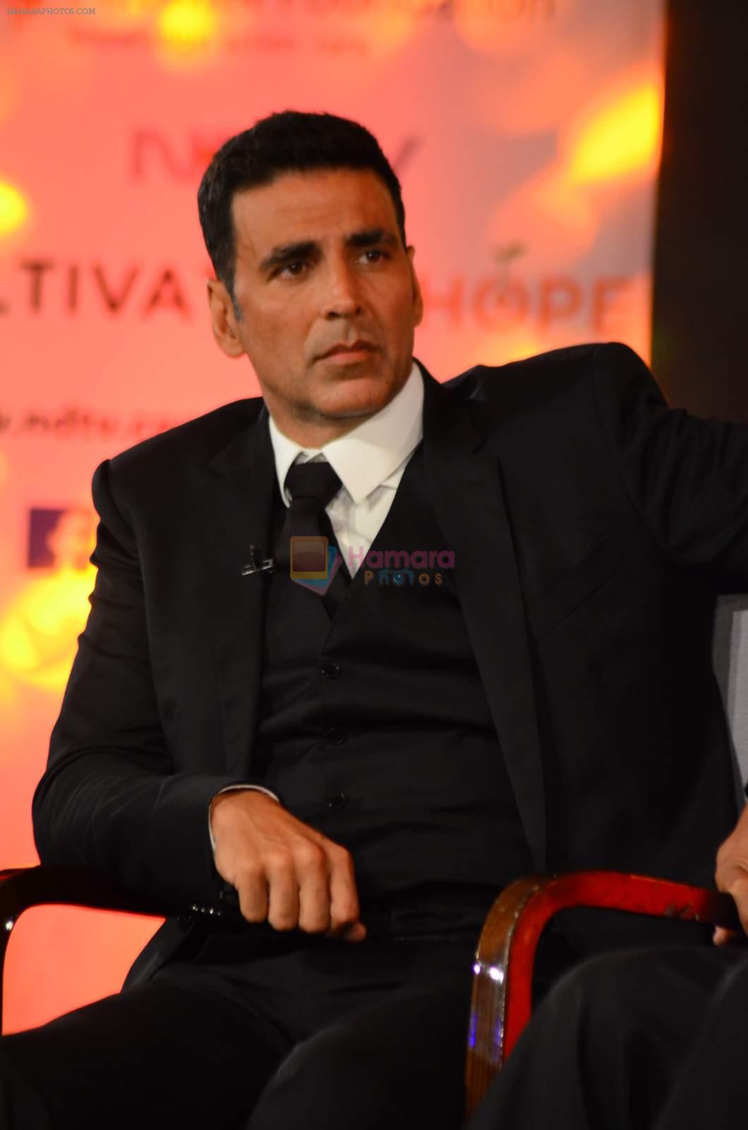 Akshay Kumar at NDTV Initiative for farmers suffering on 15th Dec 2015