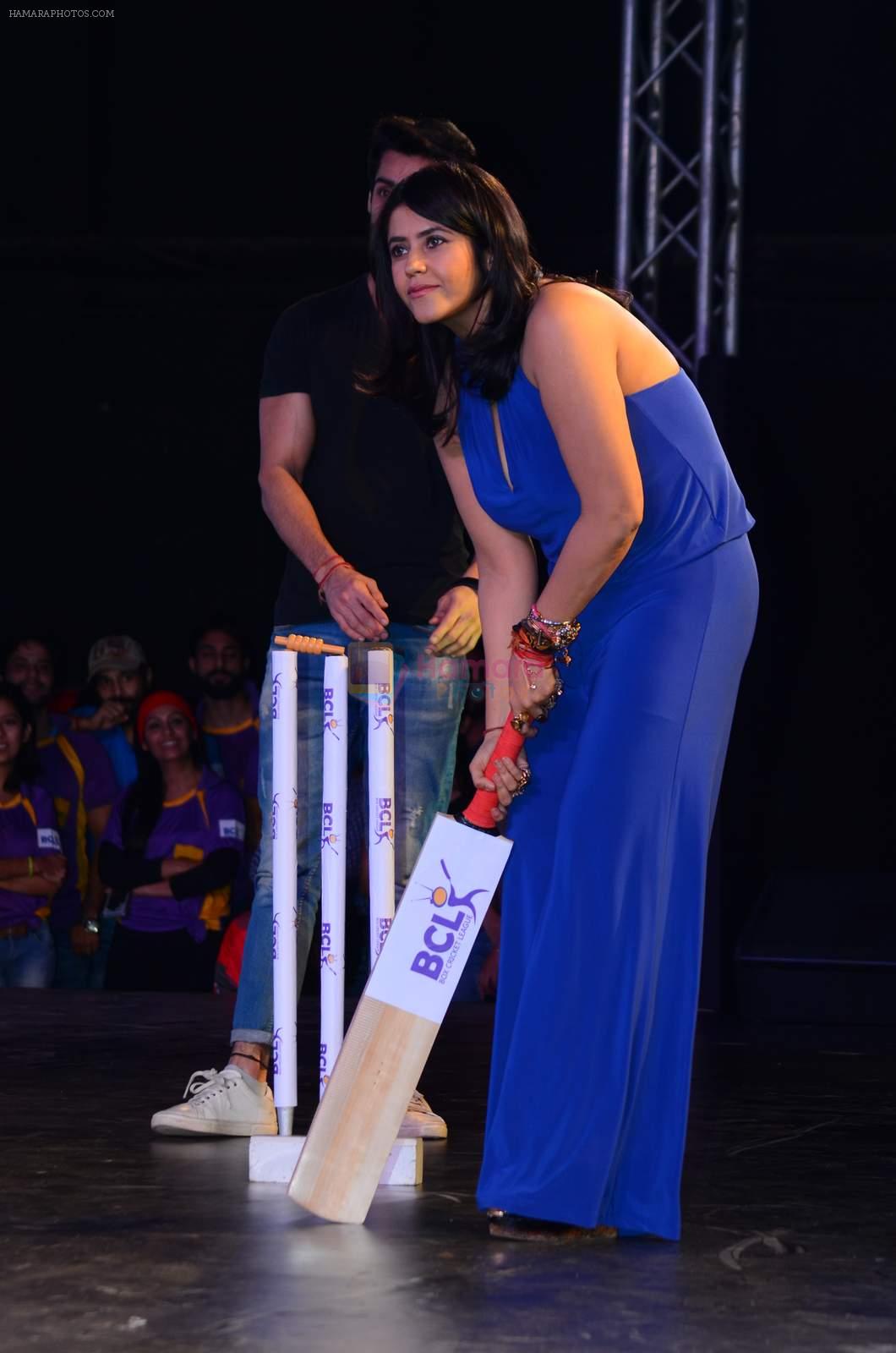 Ekta Kapoor at Colors Box Cricket League launch on 16th Dec 2015