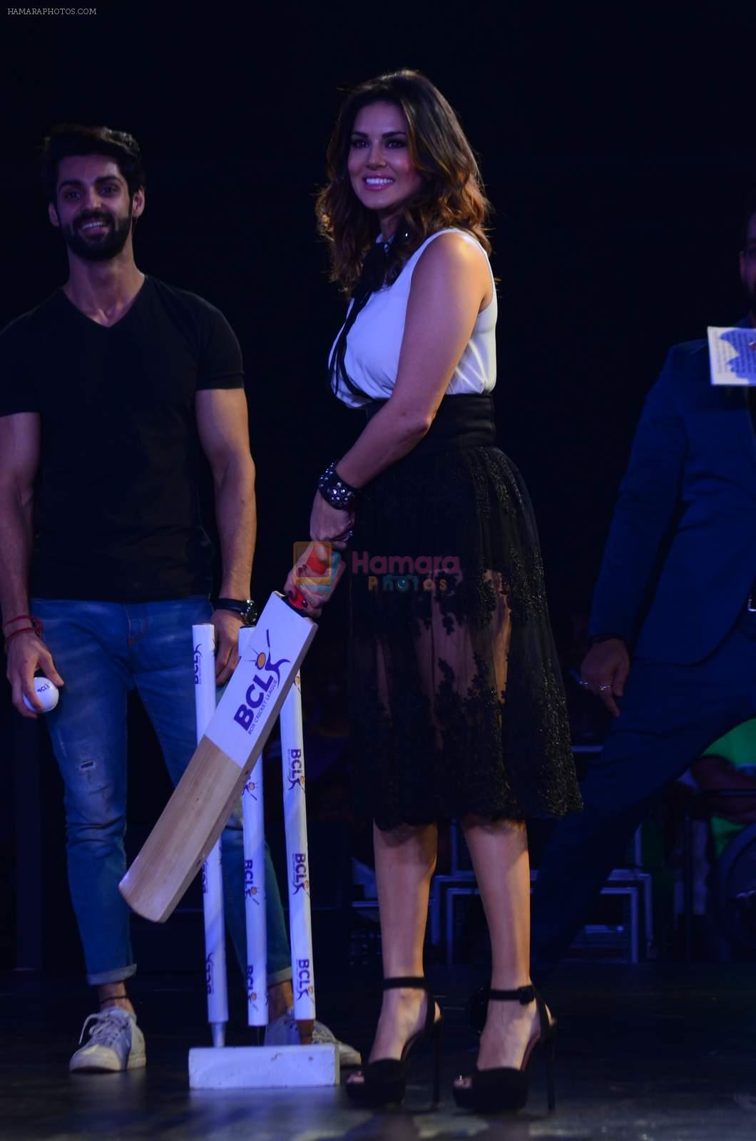 Sunny Leone at Colors Box Cricket League launch on 16th Dec 2015