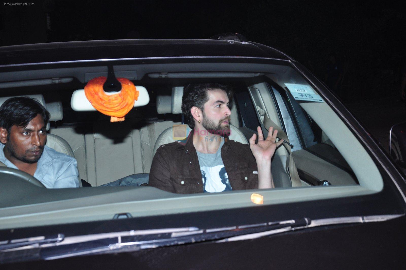 Neil Mukesh at SRK bash for Dilwale at his home on 18th Dec 2015
