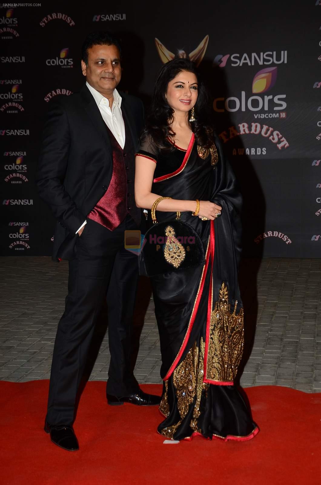 Bhagyashree at the red carpet of Stardust awards on 21st Dec 2015