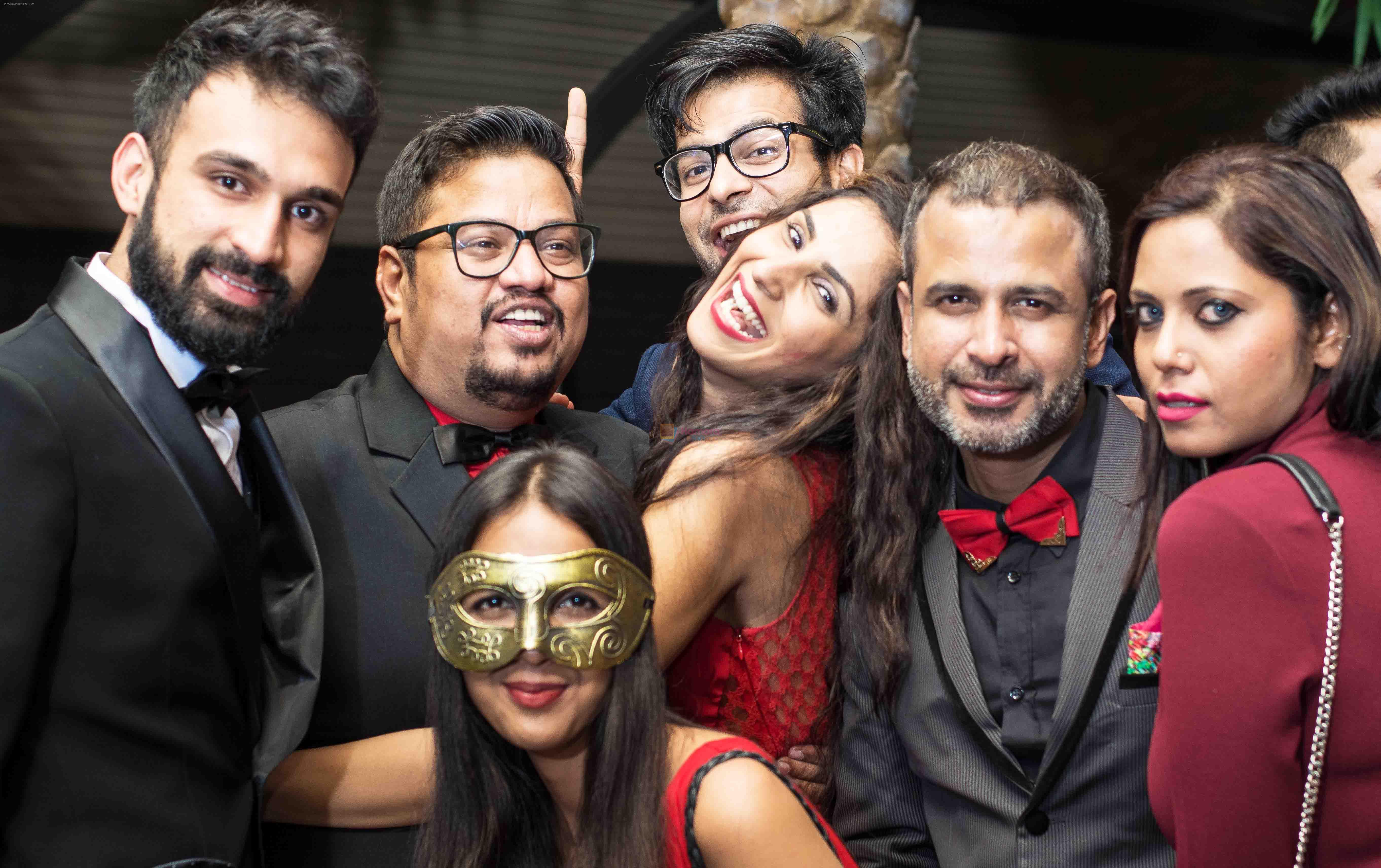 Celebs in a selfie mode with Fashion Director Shakir Shaikh's Theme Based Festive Party at Opa! Bar Cafe.1