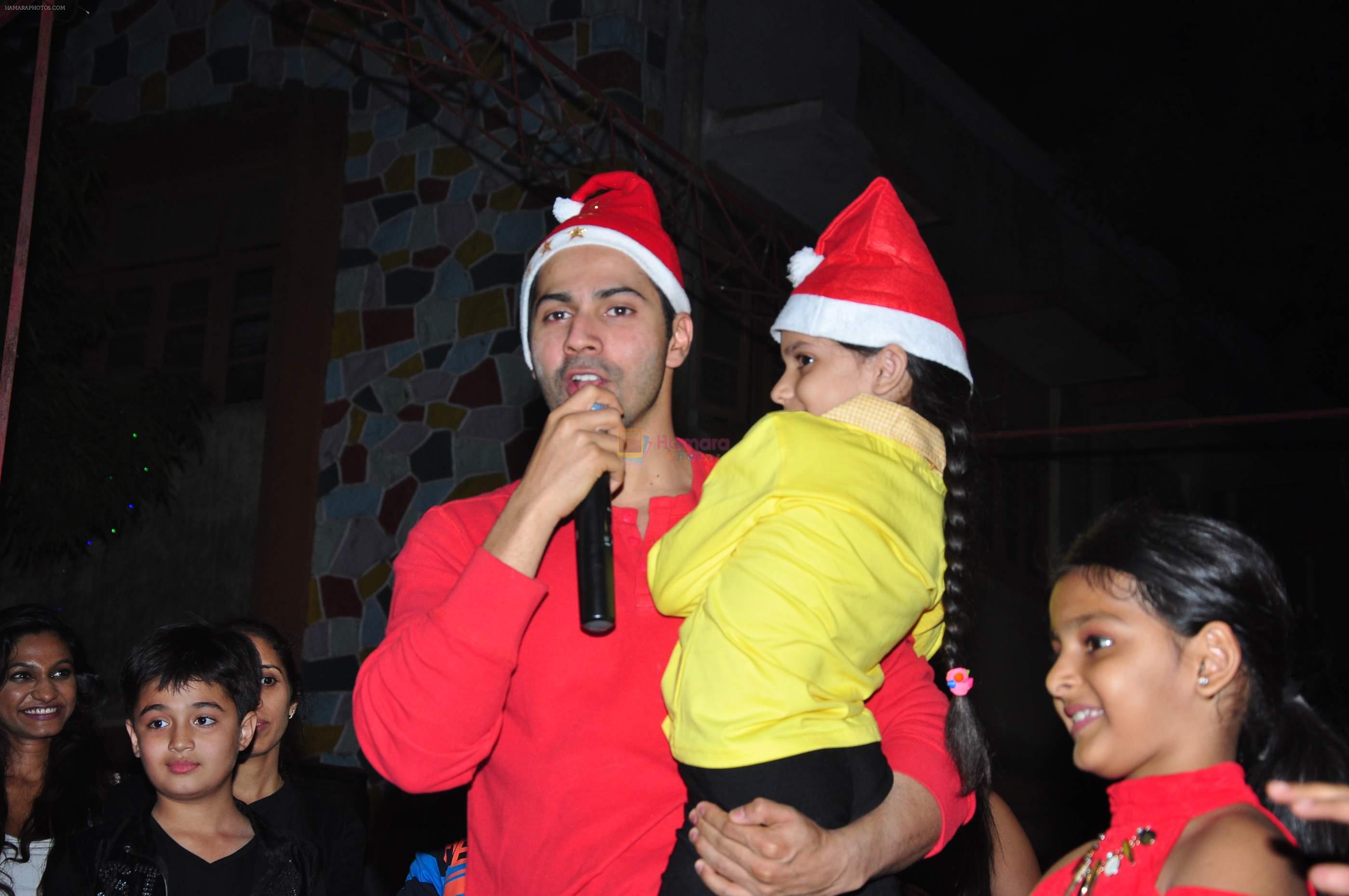 Varun Dhawan at orphanage on 25th Dec 2015