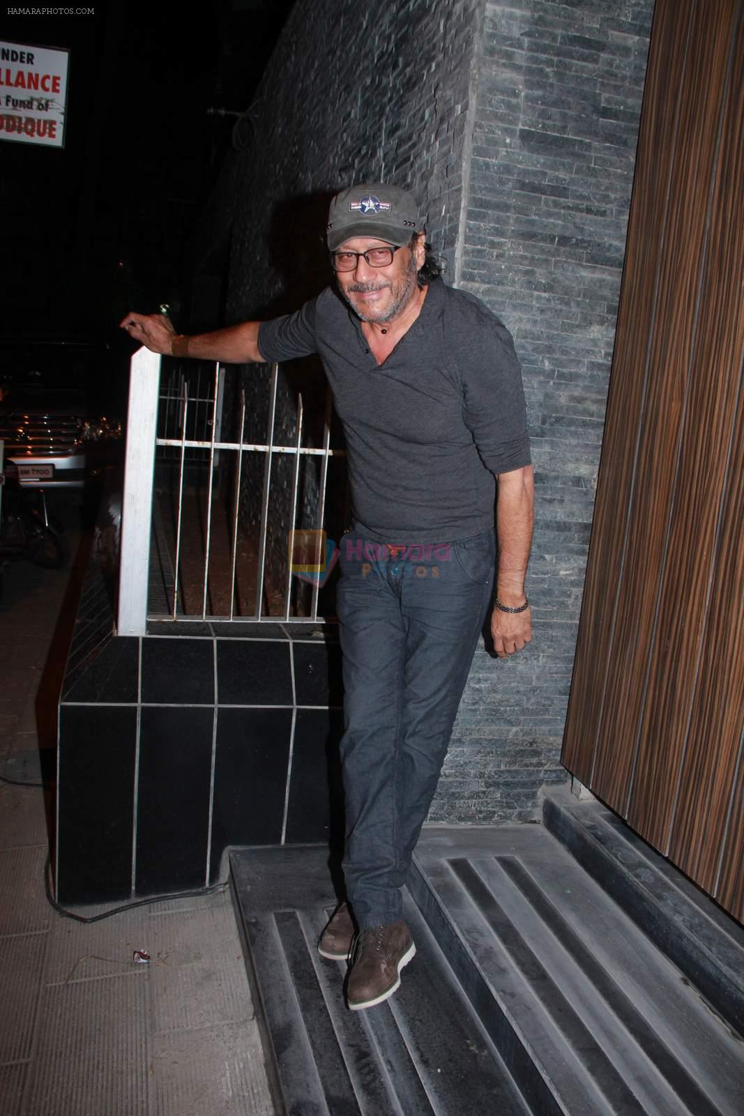 Jackie Shroff attend Aamir Khan's dinner at home on 25th Dec 2015