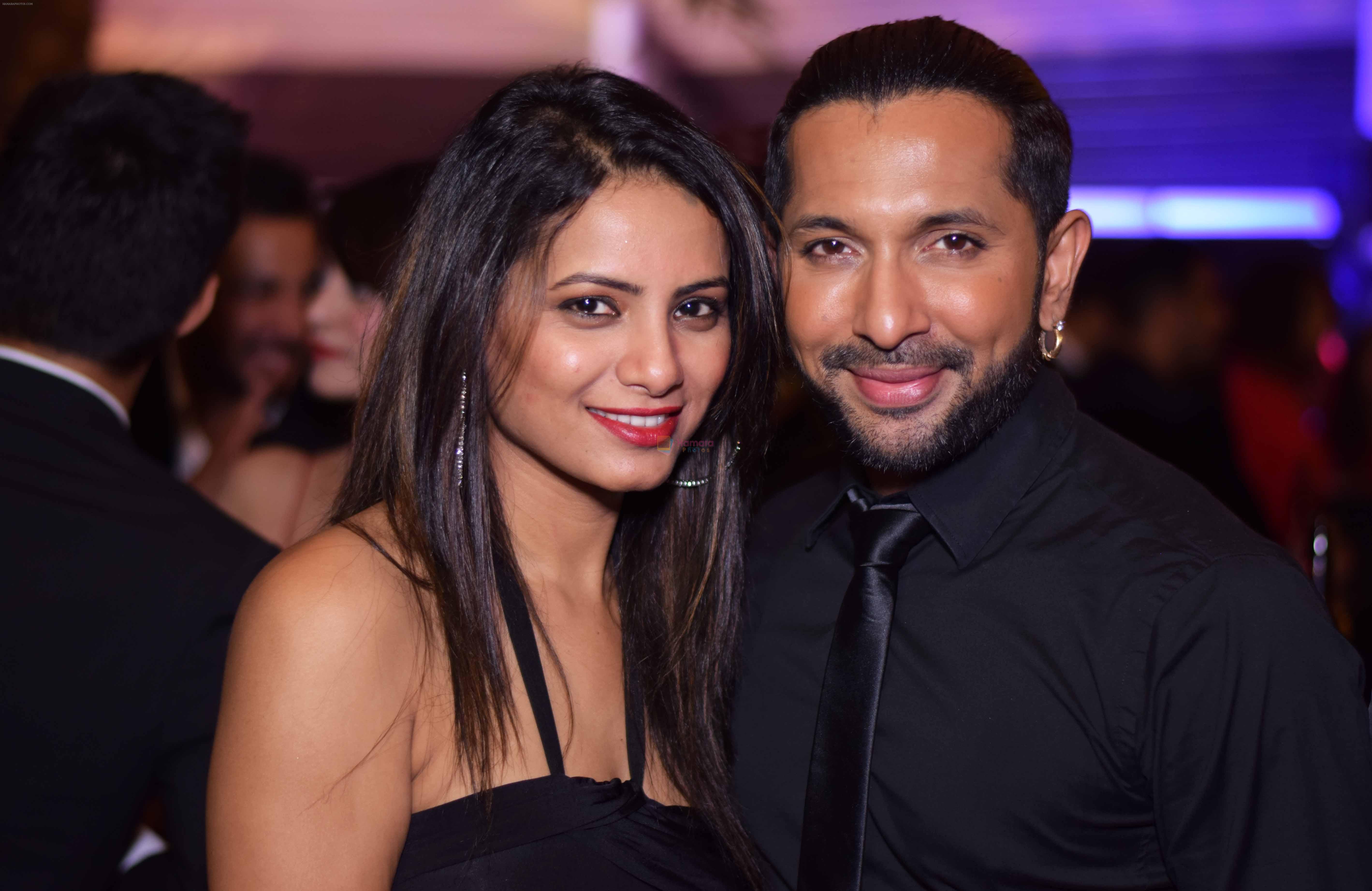 Terence Lewis with friend at Fashion Director Shakir Shaikh's Theme Based Festive Party at Opa! Bar Cafe
