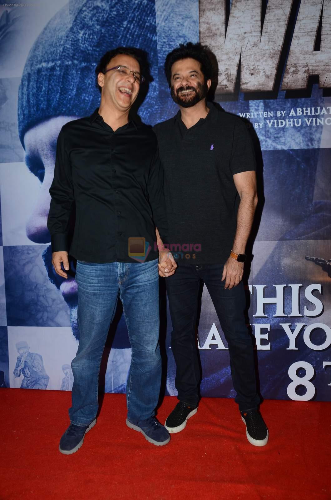 Anil Kapoor, Vidhu Vinod Chopra at Wazir screening in Mumbai on 6th Jan 2016