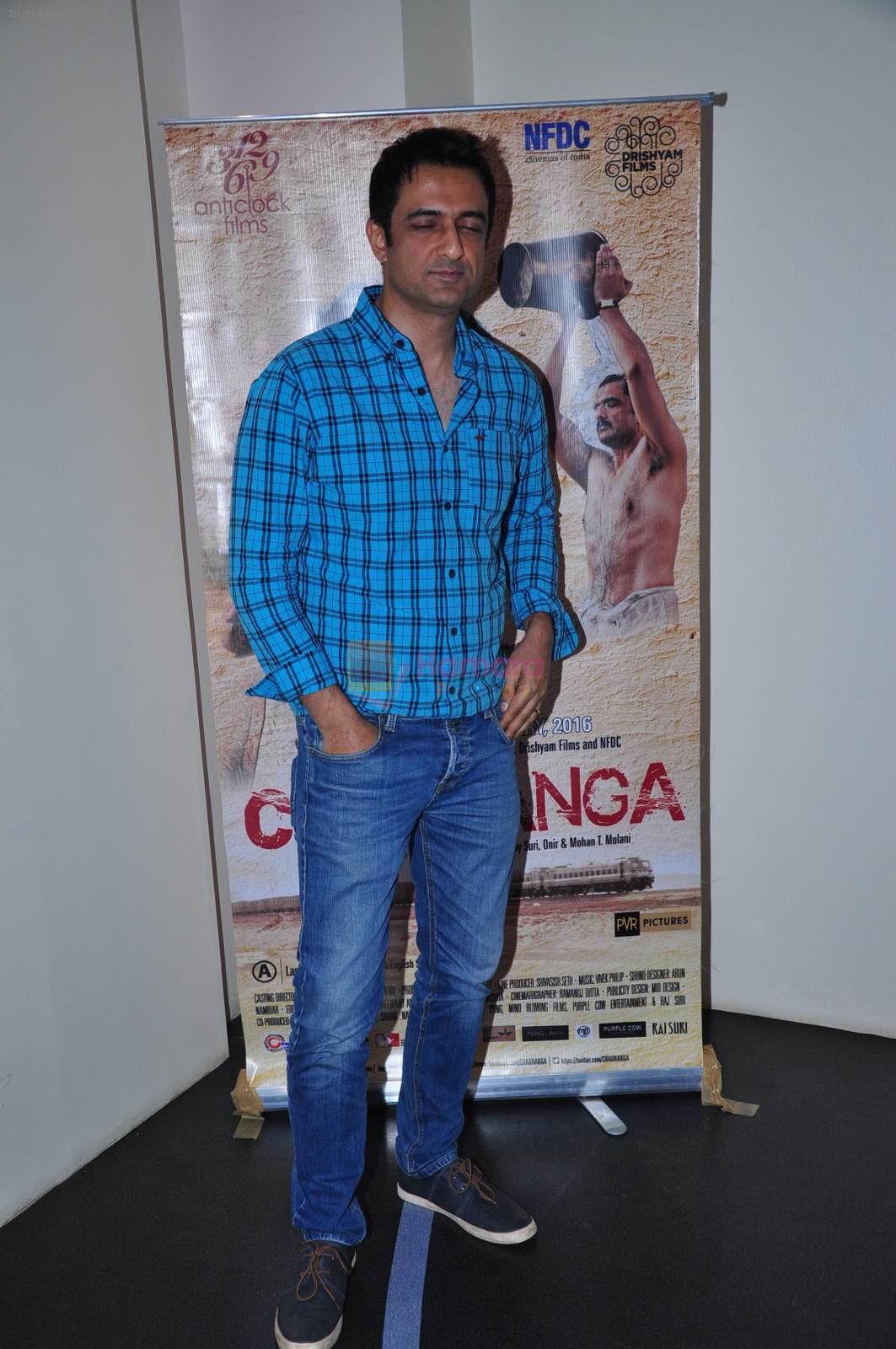 Sanjay Suri at Chauranga film screening on 6th Jan 2016