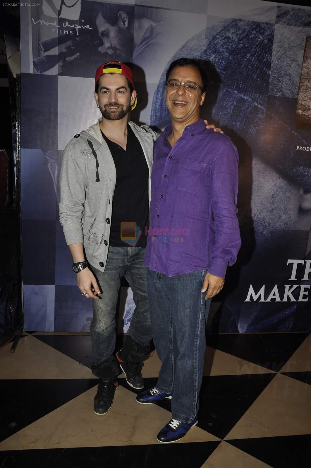 Neil Mukesh, Vidhu Vinod Chopra at Wazir screening in Mumbai on 7th Jan 2016