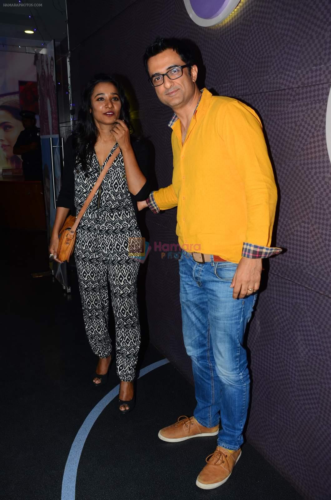Tannishtha Chatterjee, Sanjay Suri at Chauranga screening in Mumbai on 7th Jan 2016