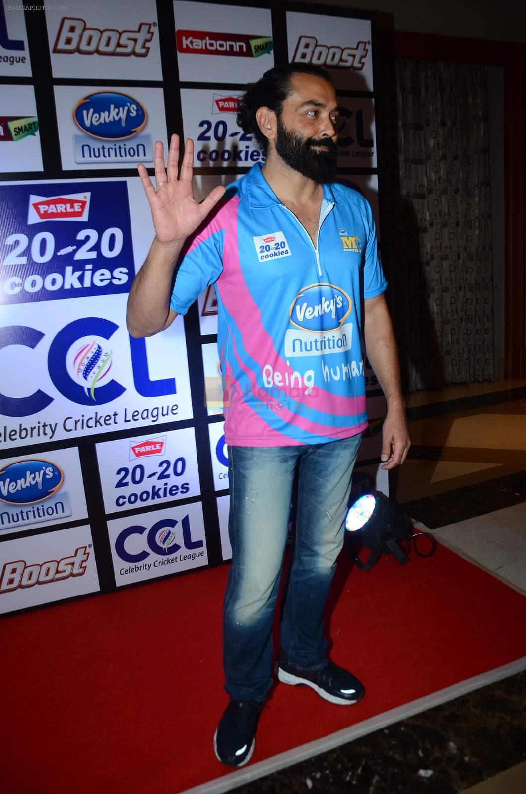 Bobby Deol at CCL 6 launch in Mumbai on 11th Jan 2016