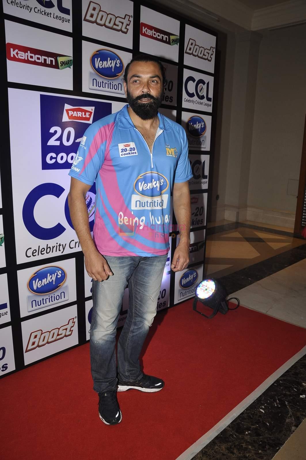 Bobby Deol at CCL 6 launch in Mumbai on 11th Jan 2016