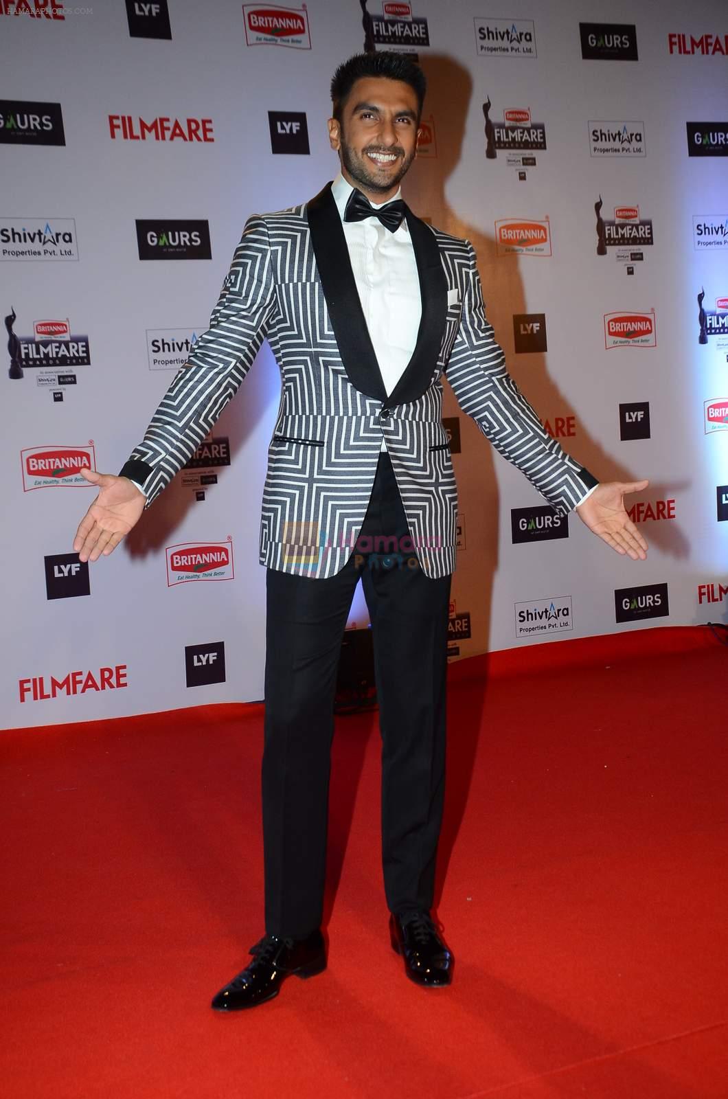 Ranveer Singh at Filmfare Awards 2016 on 15th Jan 2016