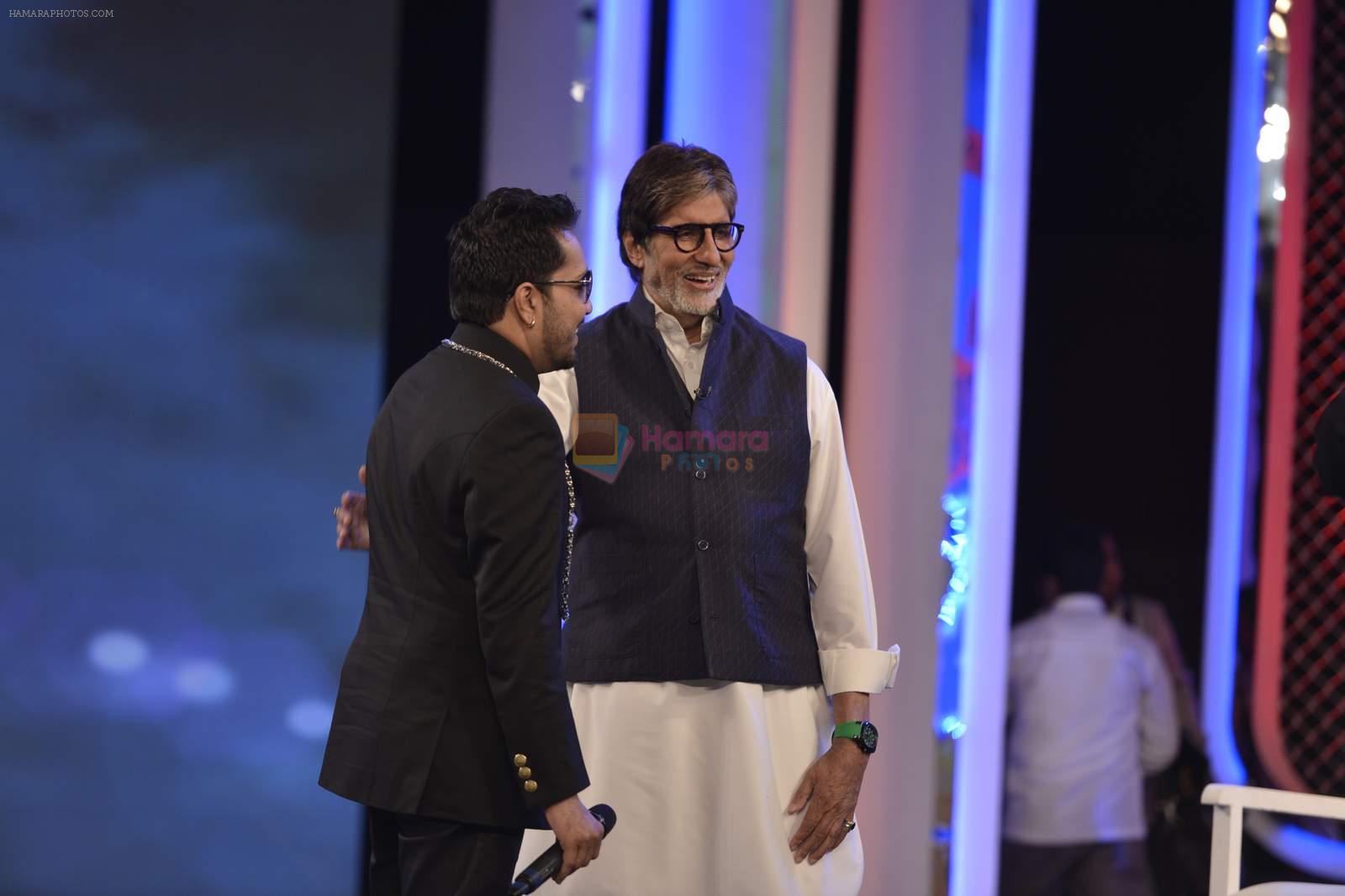 Mika Singh, Amitabh Bachchan at NDTV Cleanathon on 17th Jan 2016