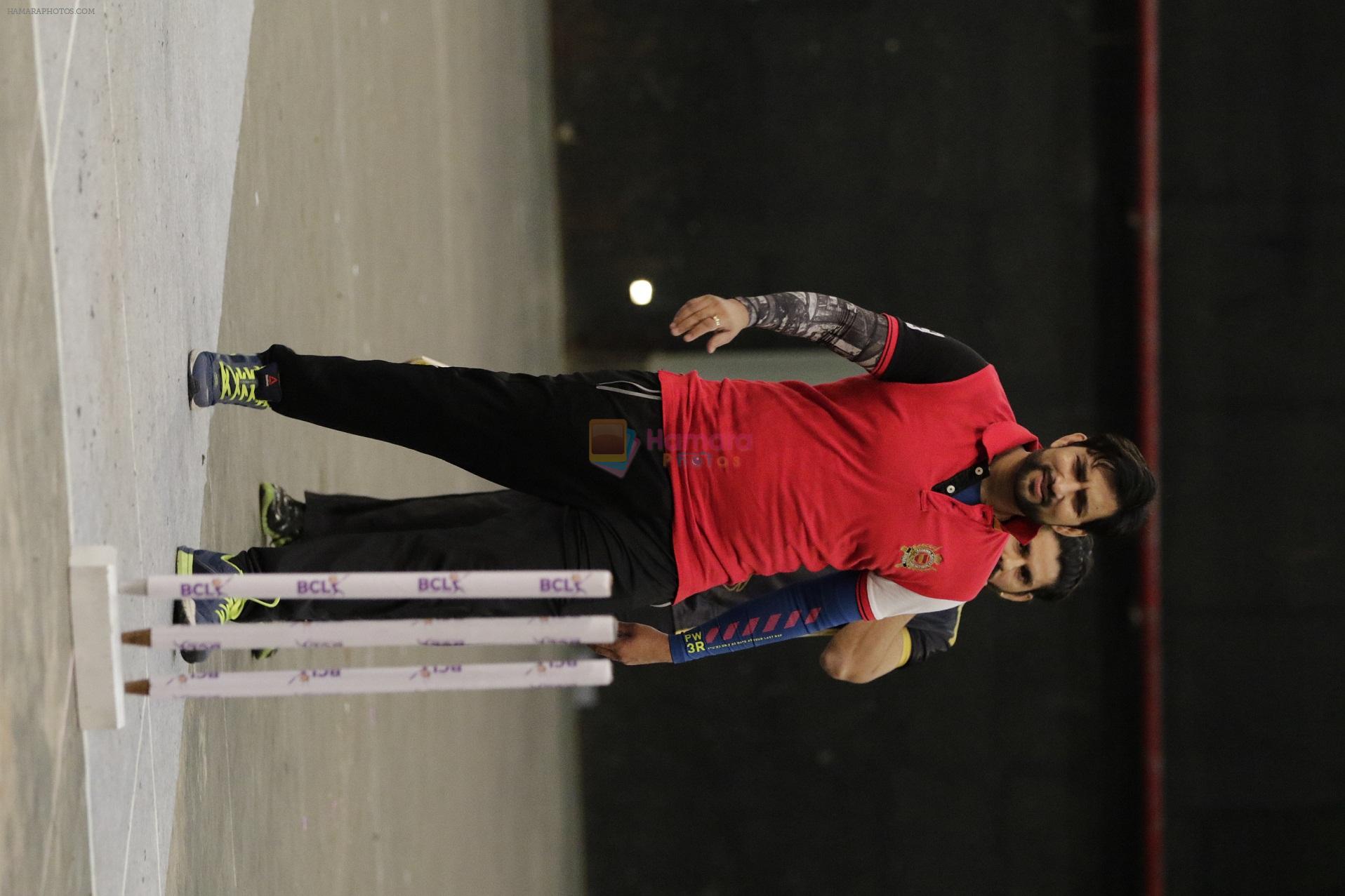 Aadesh Chaudhary at the BCL Season 2 Practice session on 17th Jan 2016