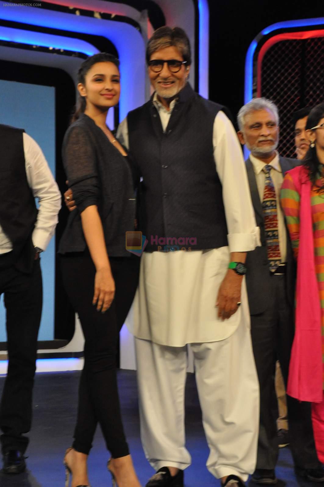 Parineeti Chopra, Amitabh Bachchan at NDTV Cleanathon on 17th Jan 2016