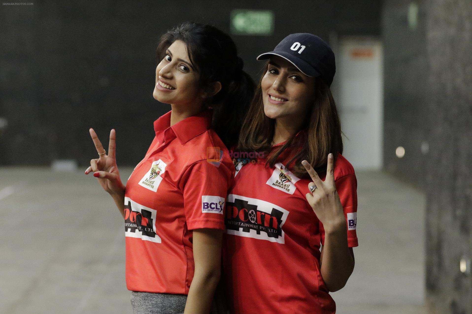 Vindhya Tiwary,Sudeepa Singh at the BCL Season 2 Practice session on 17th Jan 2016