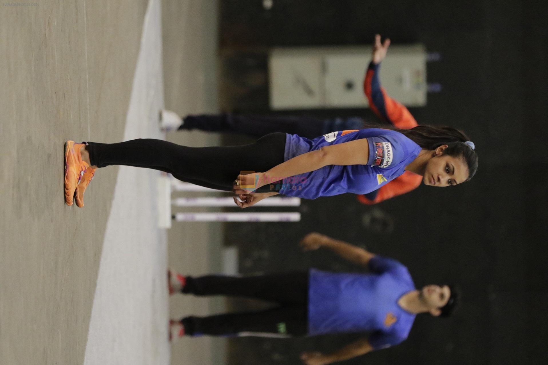 Barkha Bisht at the BCL Season 2 Practice session on 17th Jan 2016