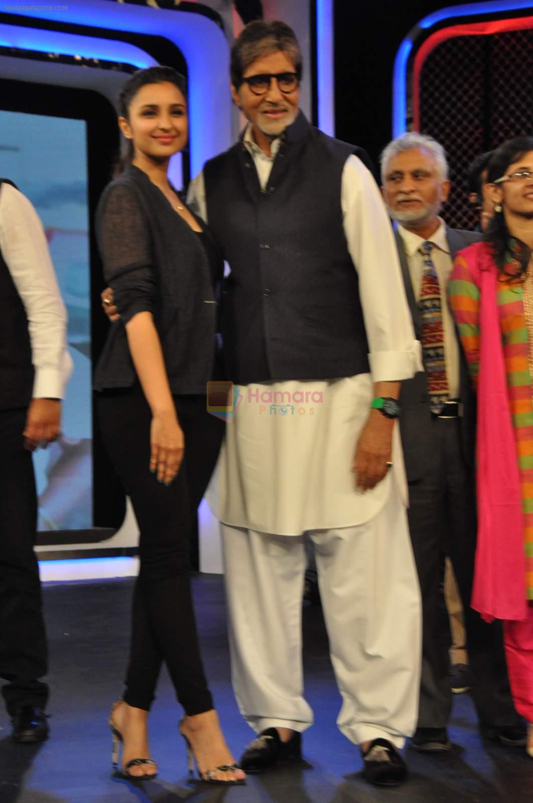 Parineeti Chopra, Amitabh Bachchan at NDTV Cleanathon on 17th Jan 2016