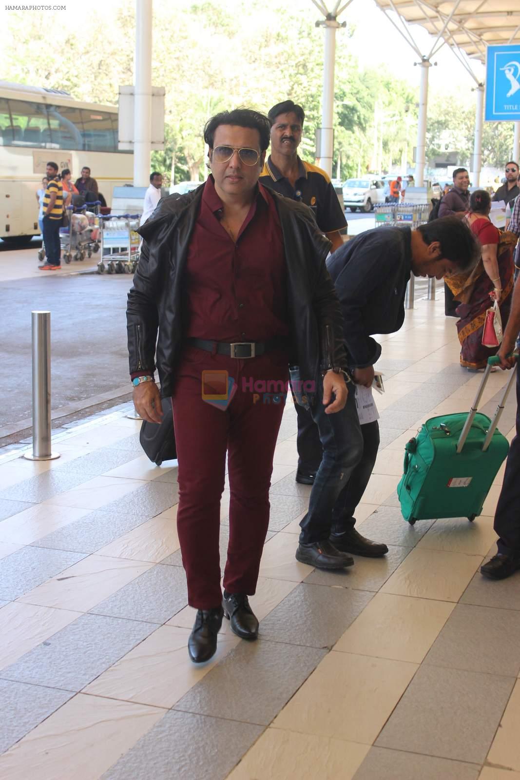 Govinda snapped at Airport on 19th Jan 2016
