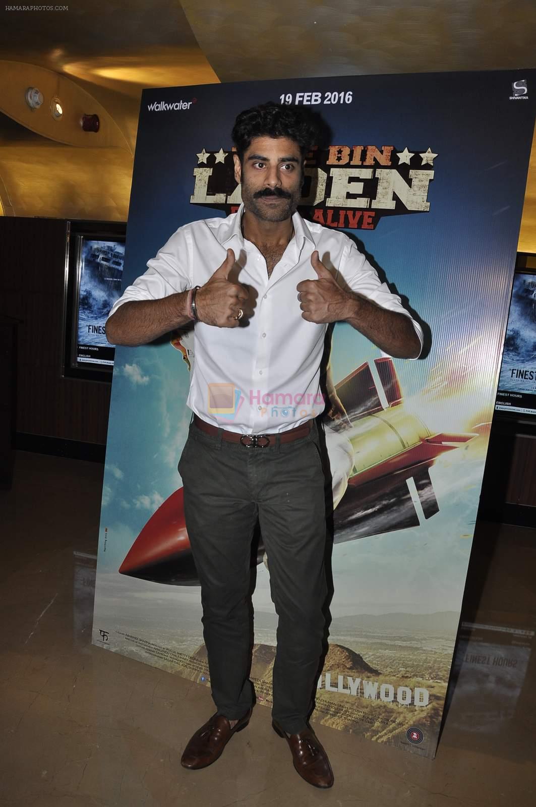 Sikander Kher at the trailor launch of Tere Bin Laden Dead or Alive on 19th Jan 2016