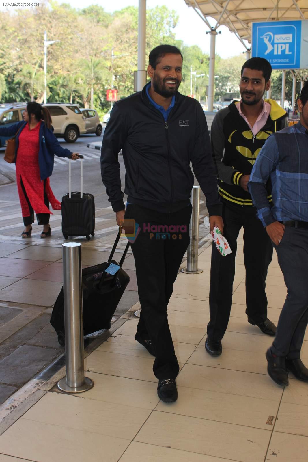 Yusuf Pathan snapped at the airport on 21st Jan 2016