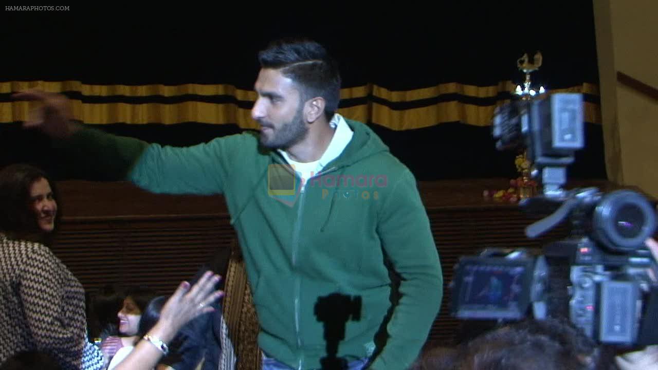 Ranveer Singh at his school Learner's Academy function on 21st Jan 2016