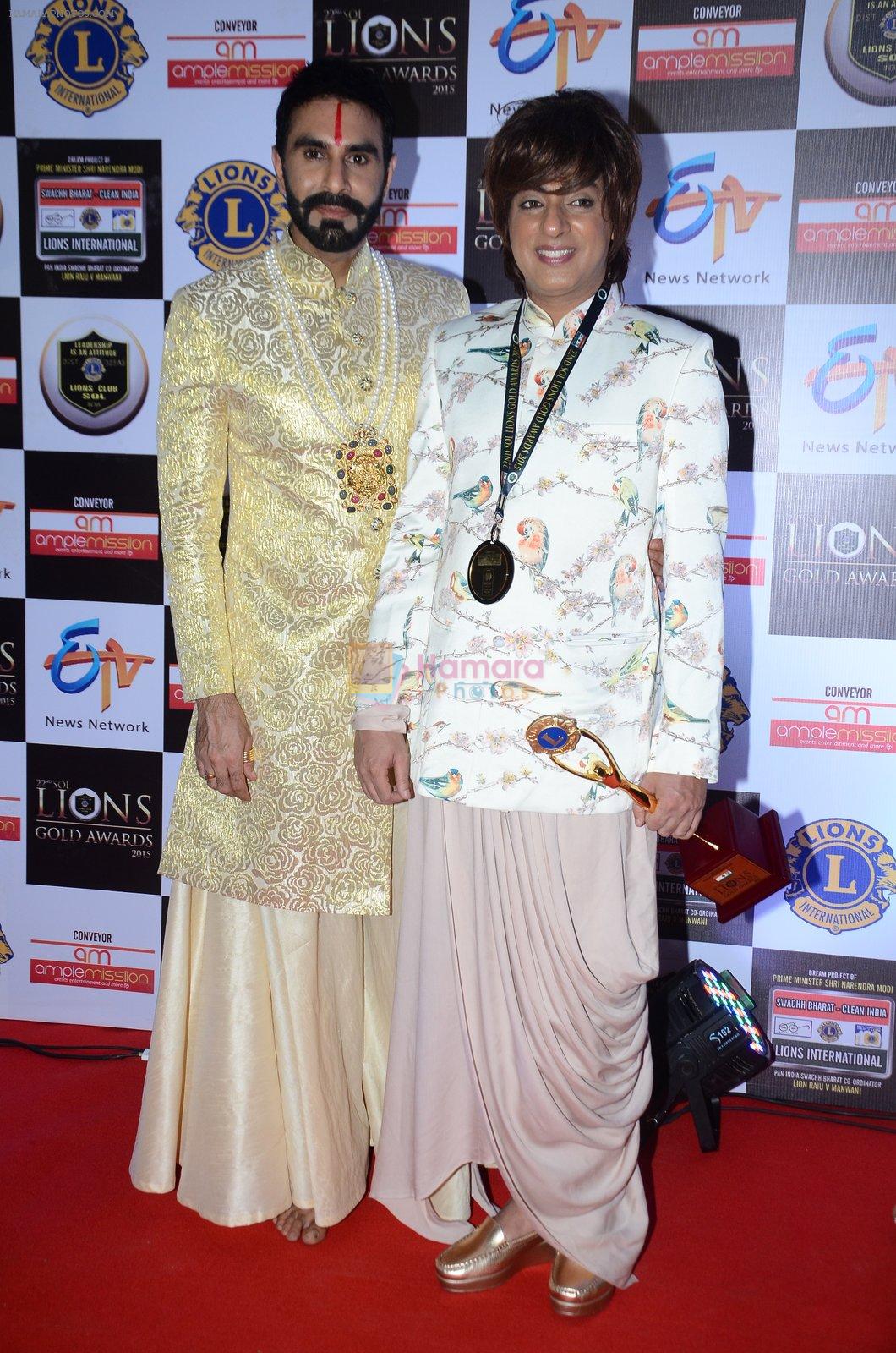 Sandip Soparkar, Rohit Verma at Lions Awards 2016 on 22nd Jan 2016