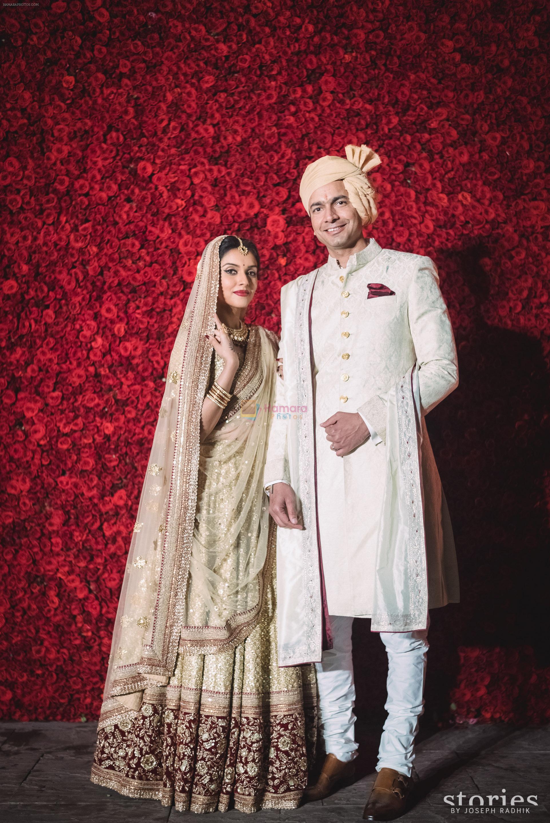 Asin Thottumkal wedding pictures on 22nd Jan 2016