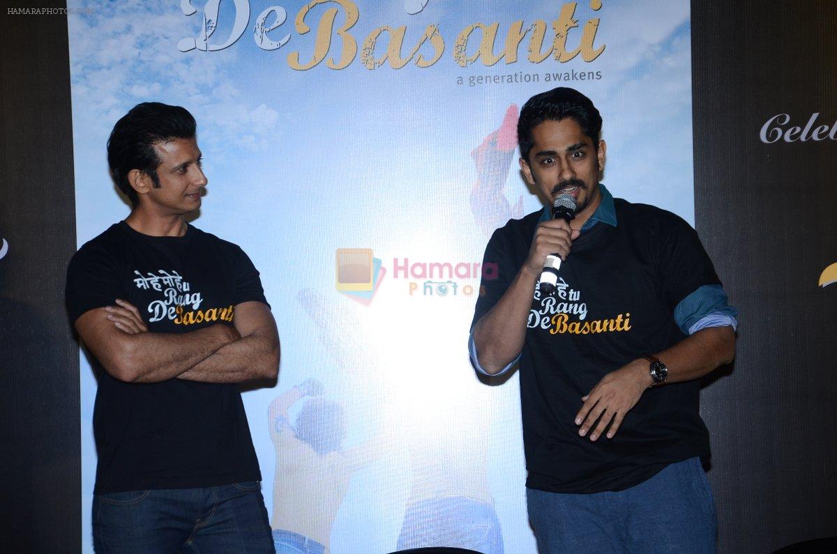 Sharman Joshi at Press Conference to commemorate 10 years of Rang De Basanti in PVR on 25th Jan 2016