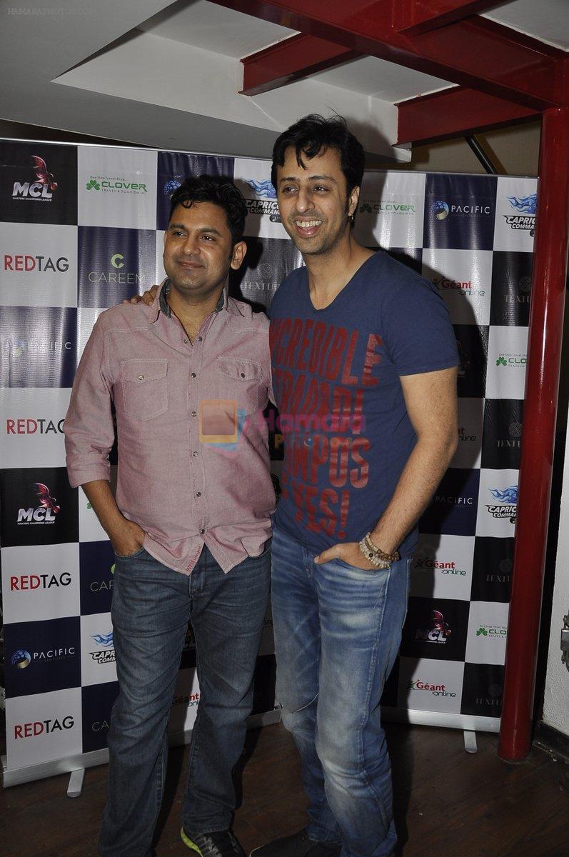 Salim Merchant at the PC for MCL�s Capricon Commandos Anthem at Juhu on 25th Jan 2016
