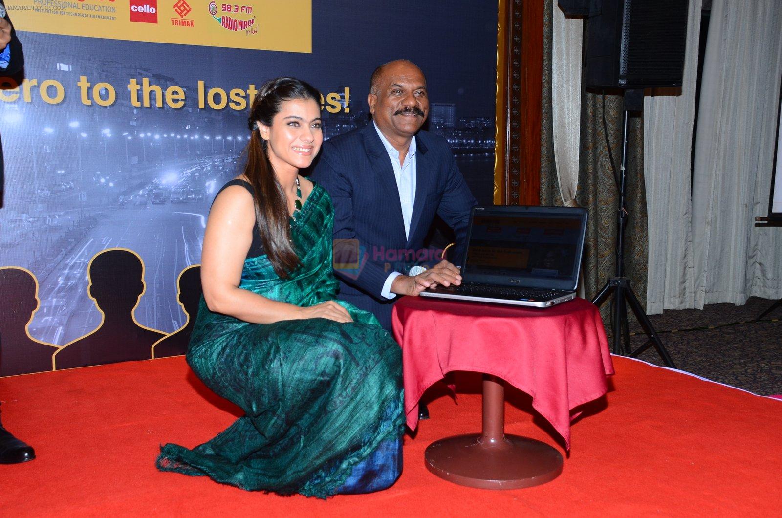 Kajol at Missing people site launch  on 27th Jan 2016