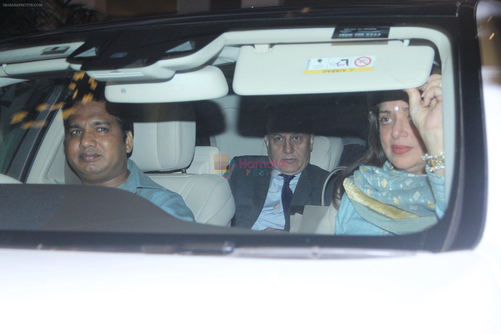 Anupam Kher at Sikander Kher's engagement on 30th Jan 2016