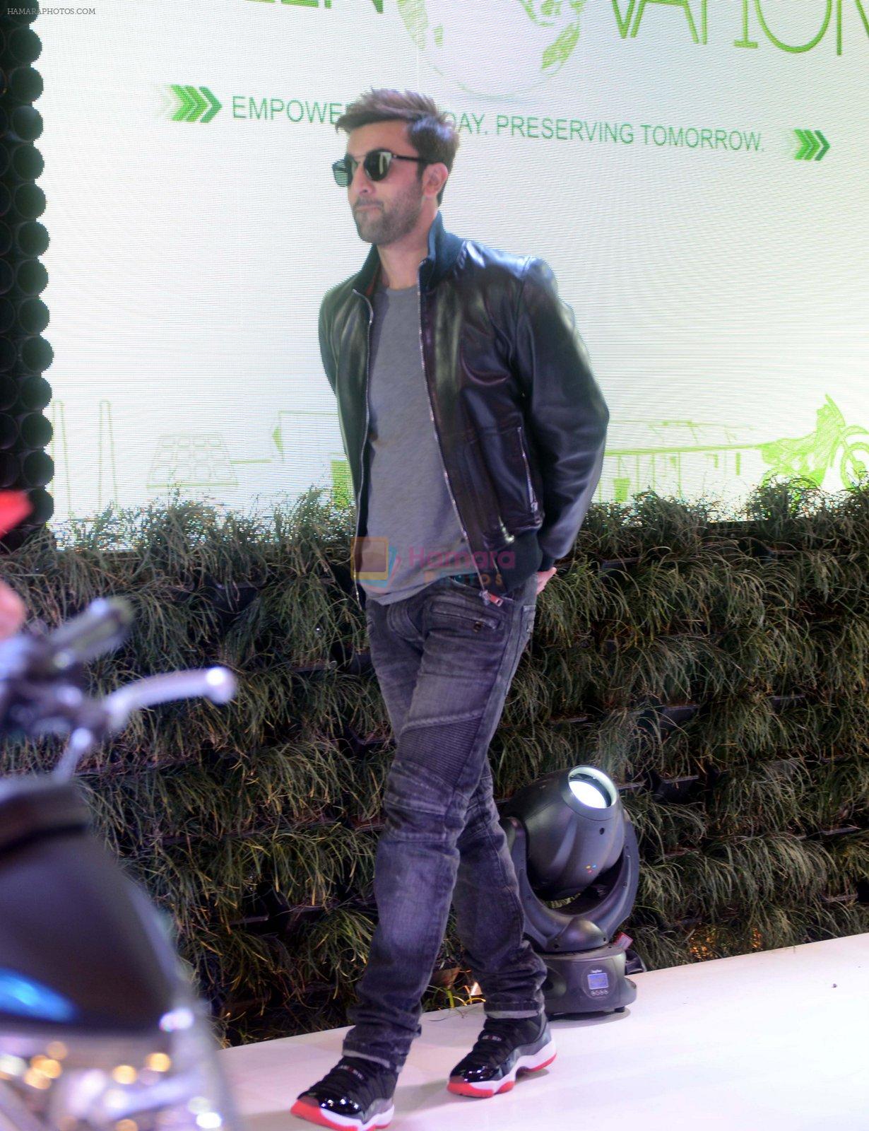 Ranbir Kapoor at the HERO lounge at Auto Expo 2016 in Delhi on 3rd Feb 2016