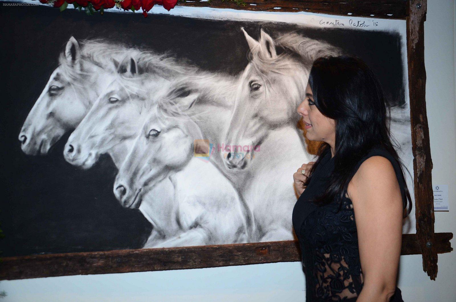 Pooja Bedi at Gautam Patole art event on 5th Feb 2016