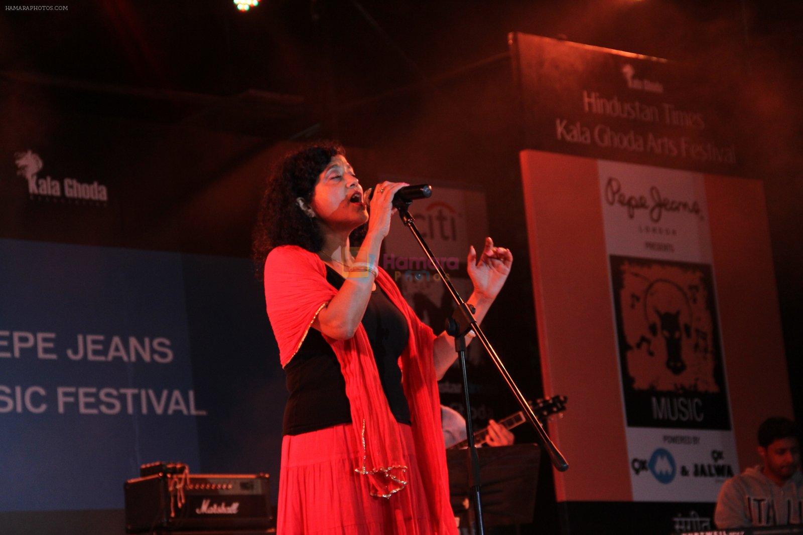 at Kala Ghoda festival with Pepe Jeans concert Ayan Amaan Ali on 7th Feb 2016