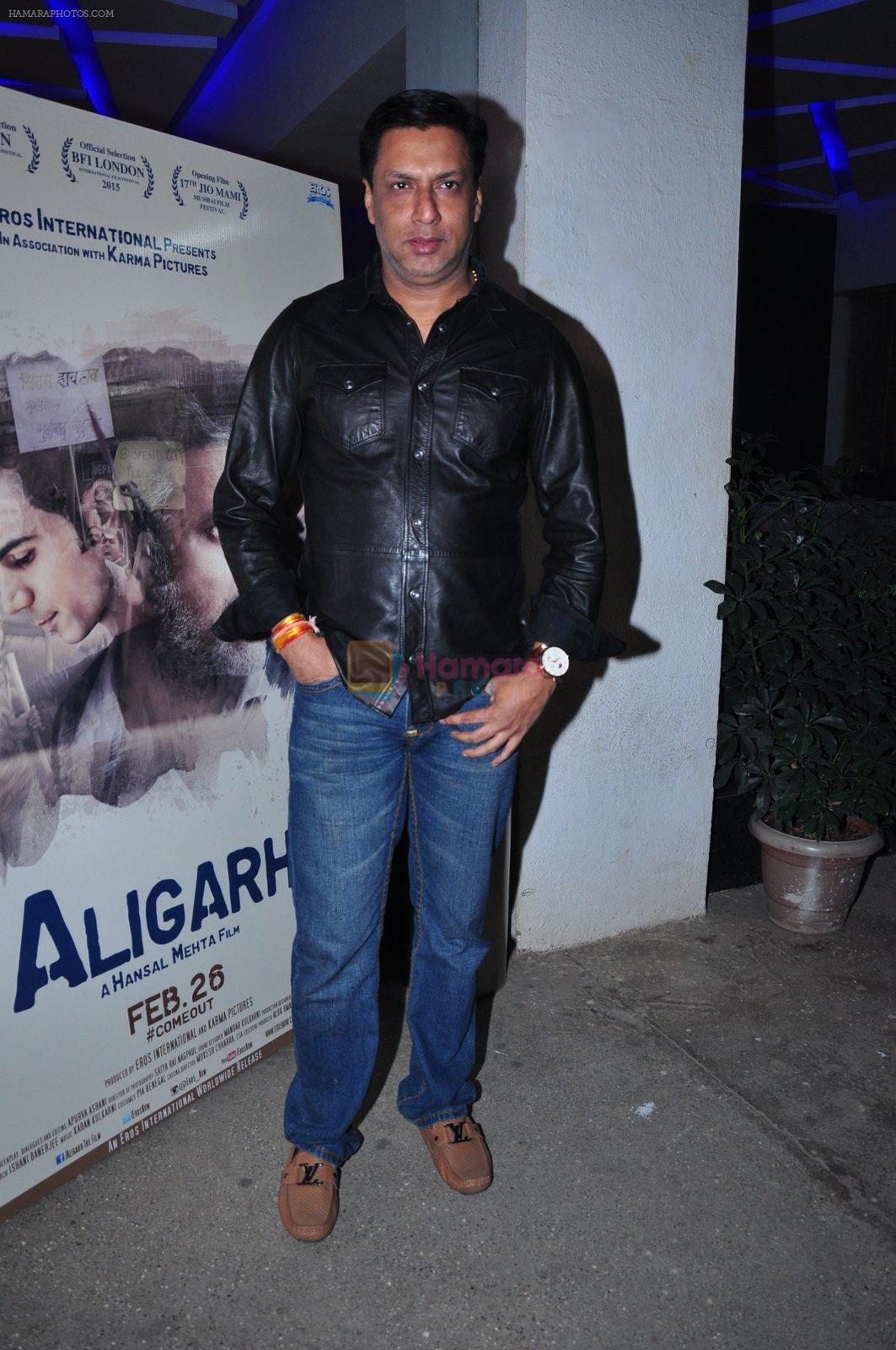 Madhur Bhandarkar at Aligargh screening in Mumbai on 9th Feb 2016