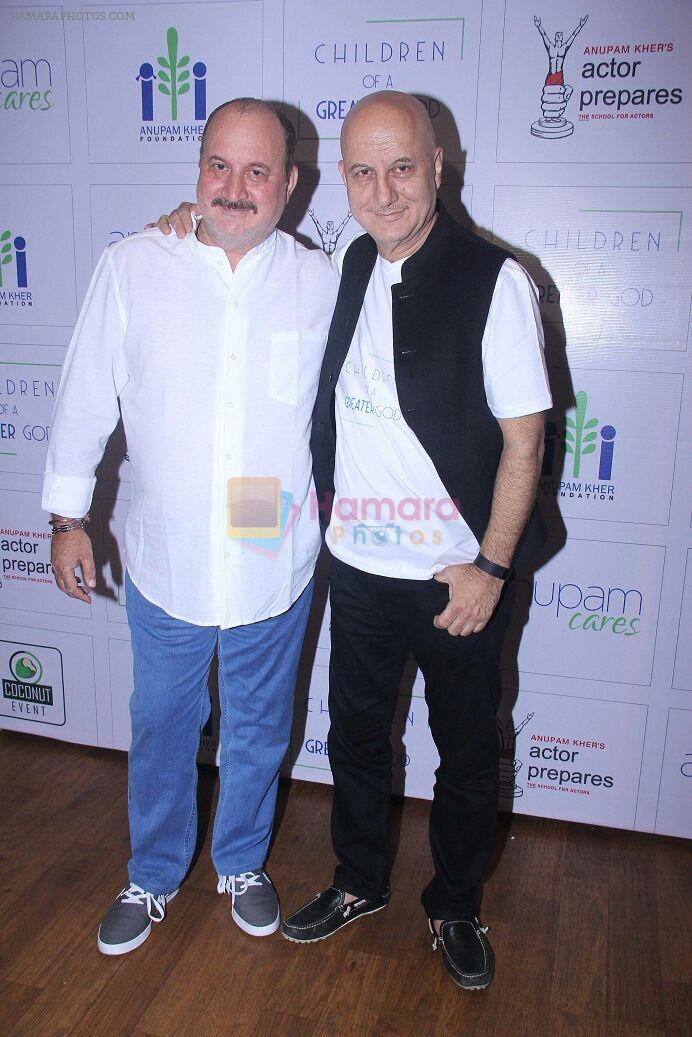 Anupam Kher at charity show on 10th Feb 2016