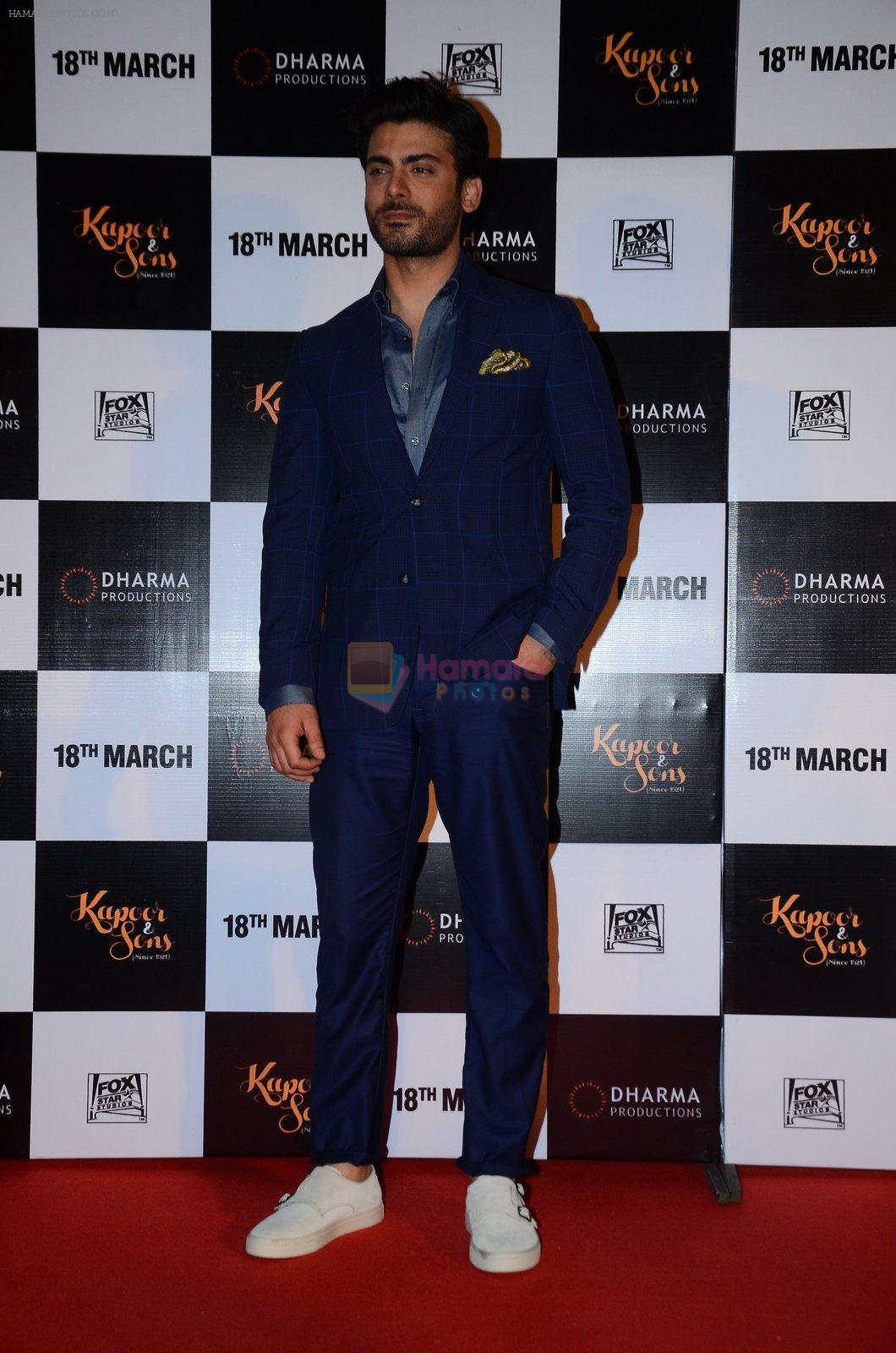 Fawad Khan at Kapoor n sons trailor launch on 10th Feb 2016