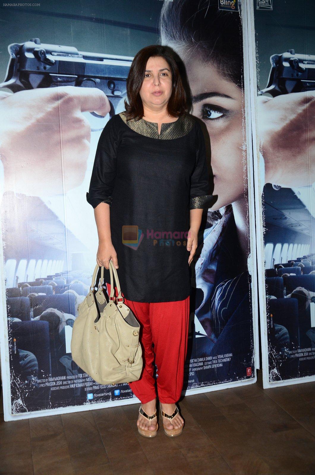 Farah Khan at Neerja Screening in Mumbai on 12th Feb 2016