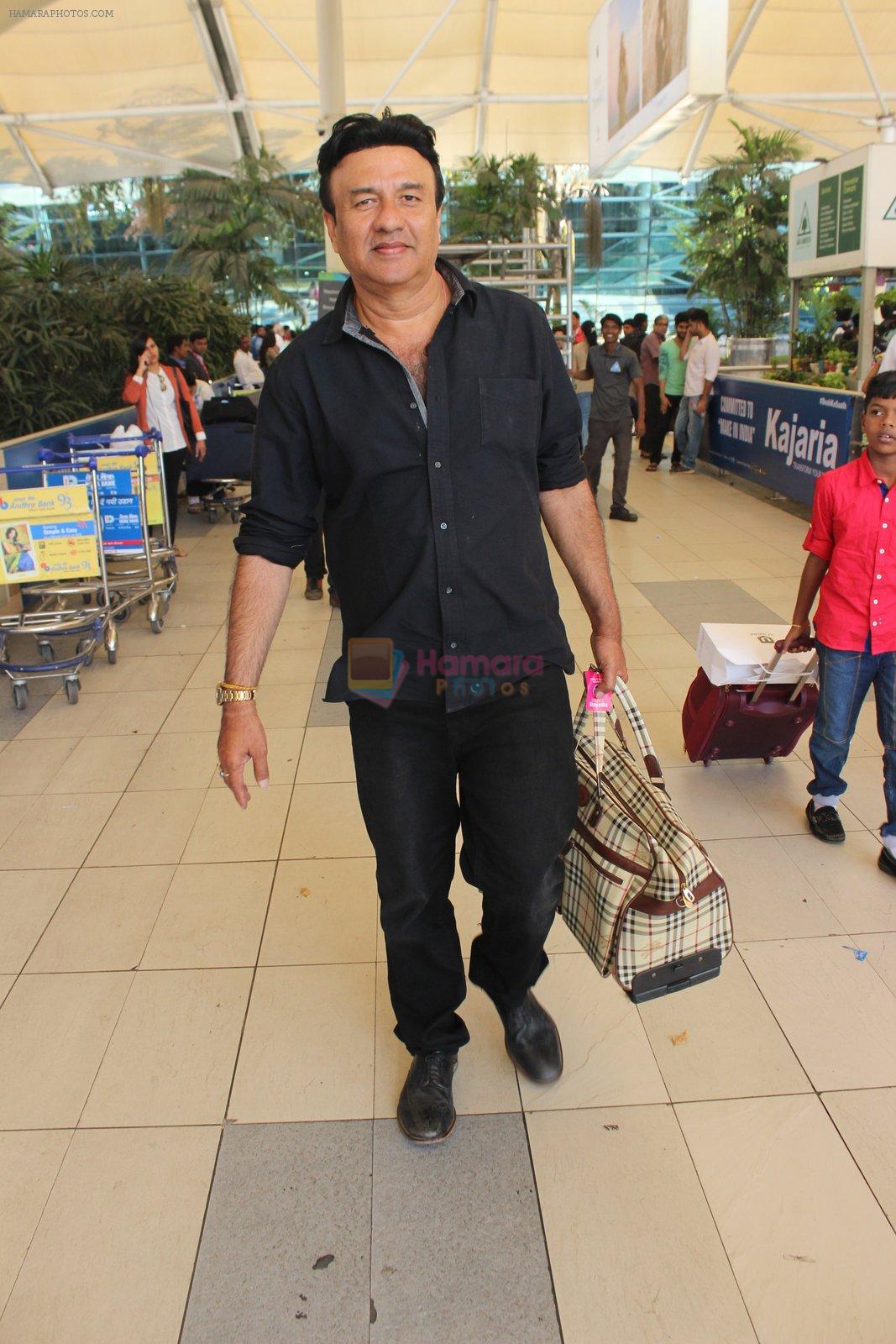 Anu Malik snapped at airport on 12th Feb 2016