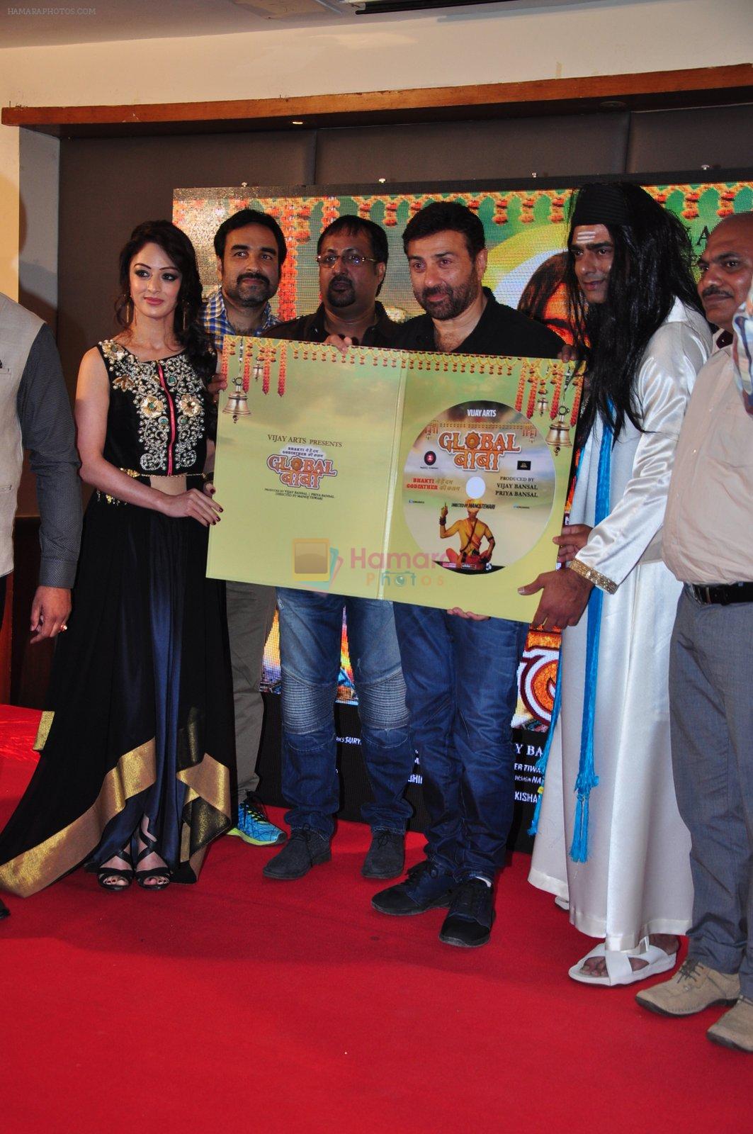 Sunny Deol, Sandeepa Dhar at the launch of film Global Baba on 15th Feb 2016