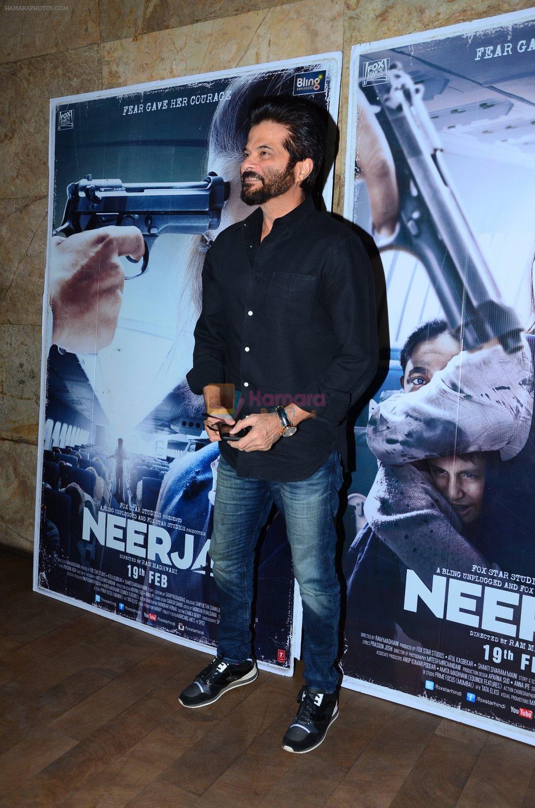 Anil Kapoor at Neerja Screening in Mumbai on 15th Feb 2016